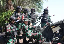 Danlanal Dumai Tinjau Latihan Arhanud di Sepahat