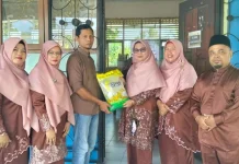 MTsN 3 Bengkalis Salurkan Bantuan Sembako bagi Siswa Kurang Mampu