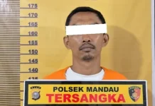 Polsek Mandau Tangkap DPO Kasus Sabu di Hotel Bathin Solapan