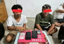 Laporan Warga Ditindaklanjuti, Polsek Mandau Amankan Dua Pria dan 5 Paket Sabu