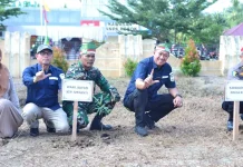 Pemdes Tanah Merah Apresiasi Bantuan Polda Tangani Abrasi
