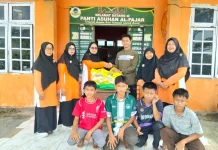 MTsN 3 Bengkalis Salurkan Bantuan Beras ke Panti Asuhan Al Fajar