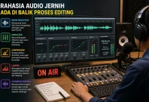 Rahasia Audio Jernih Ada di Balik Proses Editing