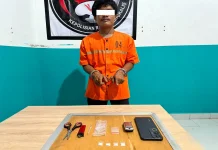 Polisi Tangkap Terduga Pengedar Sabu di Bathin Solapan, 0,55 Gram Disita