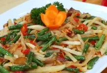 Tumis Bengkoang Teri, Kreasi Sederhana dengan Sensasi Segar, Gurih dan Pedas