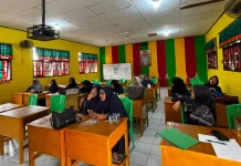 Lingkungan Madrasah Hijau Jadi Tema Kokurikuler MTsN 1 Siak
