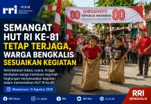 Semangat HUT RI ke-81 Tetap Terjaga, Warga Bengkalis Sesuaikan Kegiatan