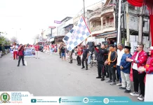 Ketua DPRD Bengkalis Buka Pawai Pembangunan HUT ke-81 RI di Mandau