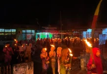 MAN 1 Bengkalis Semarakkan HUT RI dengan Pawai Obor