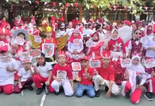 HUT ke-81 RI Meriah, SDN 4 Bengkalis Gelar Karnaval Merah-Putih & Lomba Kelas