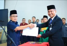 Bupati Asmar Lantik Empat Puluh Dua Pejabat Struktural