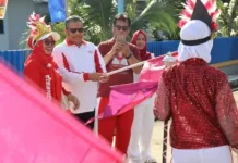 Dinas Pendidikan Lepas Karnaval SDN 4 Bengkalis, Kelas 6A Juara Pawai HUT RI