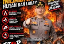 Kapolres Tegaskan Larangan Keras Pembakaran Hutan, Pelaku Terancam Pidana Berat