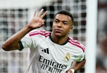Mbappé Hattrick Real Madrid Kalahkan Real Sociedad dengan Pesta Gol