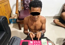 Polsek Mandau Ringkus Pria Bawa 18 Paket Sabu di Pematang Pudu