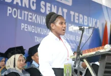 Polbeng Kukuhkan 1.296 Mahasiswa Baru, Kisah Honse Wenda dari Papua Curi Perhatian