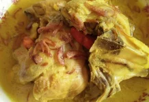 Opor Ayam Kuning tanpa Santan, Gurih dan Mudah Dibuat