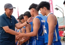 Wabup Muzamil Buka Kompetisi Basket Pelajar Selatpanjang