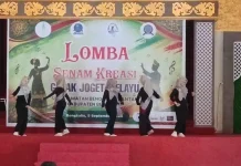 Rumah Bugar Anyera Gelar Lomba Senam Kreasi Gerak Joget Melayu