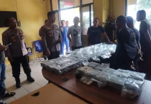Diduga Sabu dari Malaysia Diungkap di Bantan, 65 Bungkus Diamankan