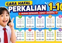 Cara Mudah untuk Menghafal Perkalian