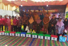 Bhakti Sosial Lanal Dumai Sasar Warga Pesisir Bengkalis