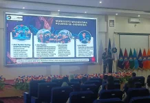Danlanal Dumai Beri Kuliah Umum Wawasan Kebangsaan Mahasiswa Polbeng