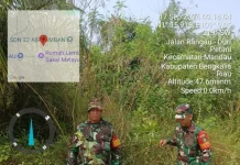 Babinsa Mandau Tingkatkan Patroli Cegah Karhutla