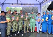 Aksi Sosial Lanal Dumai untuk Masyarakat di Taman Bukit Gelanggang