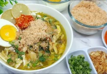 Resep Soto Ayam Lamongan, Kuah Gurih dan Segar yang Menggugah Selera