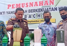 Kejari Bengkalis Musnahkan Barang Bukti dari 111 Perkara "Inkracht"