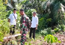 Cegah Karhutla, Babinsa Bantan tengah Gencarkan Patroli