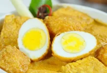 Kari Tempe Tahu dan Telur, Lauk Rumahan yang Gurih