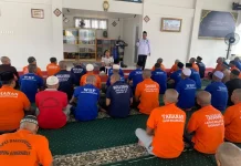 Warga Binaan Lapas Kelas IIA Bagansiapiapi Tingkatkan Kemampuan Baca Al-Qur’an