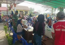 Babinsa Merbau Hidupkan Semangat Persatuan di Kampung Pancasila