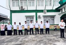 Akhiri Masa Tugas, Khaidir Ajak Jajaran Kemenag Bengkalis Lanjutkan Pengabdian
