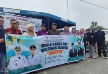 Vaksinasi Rabies Bengkalis Baru Capai 58 Persen