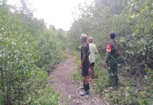 Babinsa Patroli Karhutla di Insit Tidak Ditemukan Titik Api