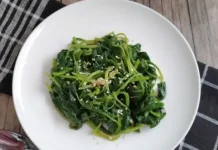 Resep Sigeumci Namul, Salad Bayam Korea