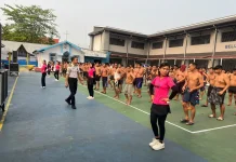 Ratusan Warga Binaan Lapas Bengkalis Antusias Ikuti Senam Pagi