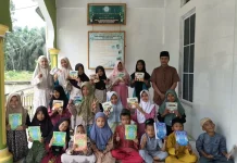 Santri TPQ At-Taqwa Lubuk Garam Dilatih Berani Tampil lewat Kisah Nabi
