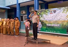 Police Go To School, Polres Bengkalis Tanamkan Green Policing