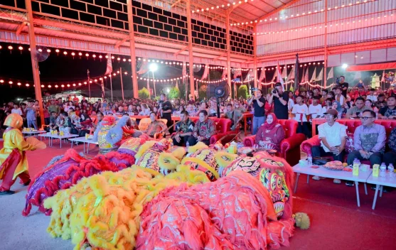 Bupati Bengkalis Keharmonisan Pearyaan Cap Go Meh di Titi Akar, Rupat Utara