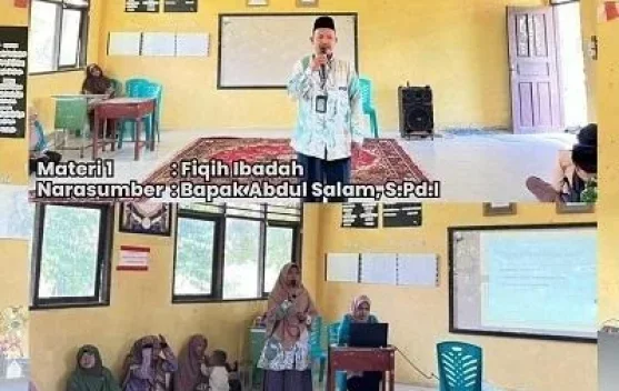 Siswa MTsN 5 Bengkalis Antusias Ikuti Materi Keagamaan Pesantren Kilat