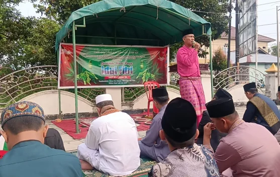 Jemaah Jamiatul Wasliyah Laksanakan Salat Idulfitri dan Baraan