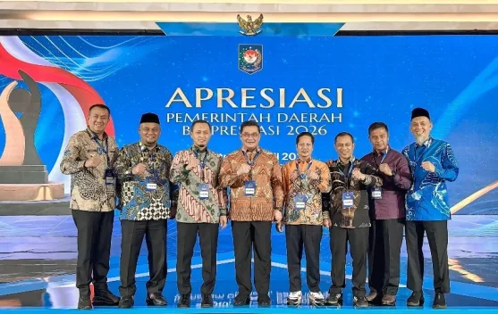 Wabup Meranti Hadiri Apresiasi Pemda Berprestasi Sumatera 2026