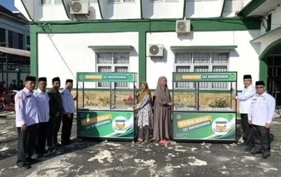 Kemenag Bengkalis Salurkan Zakat, Dorong Kemandirian Ekonomi Mayarakat