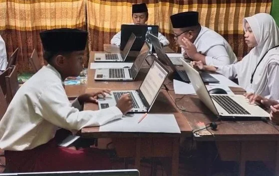 Perjuangan Siswa MIN 1 Bengkalis Lokal jauh Sungai Pakning Dimulai