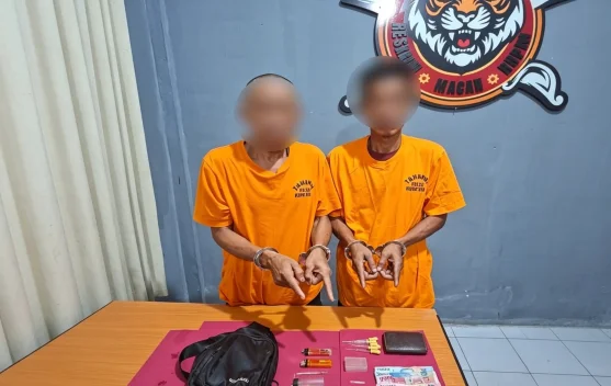 Digerebek di Kebun Karet, Dua Pengedar Sabu Diciduk Polisi