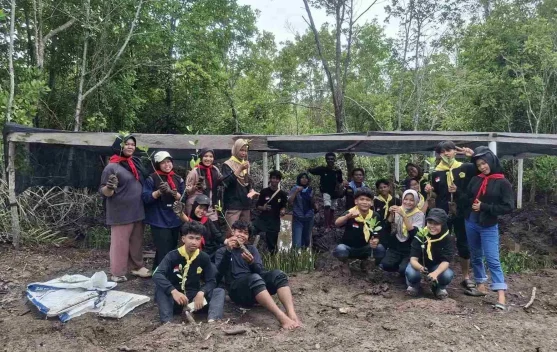 MAPALA Polbeng Gelar Pelatihan Mangrove Bersama Masyarakat Pesisir